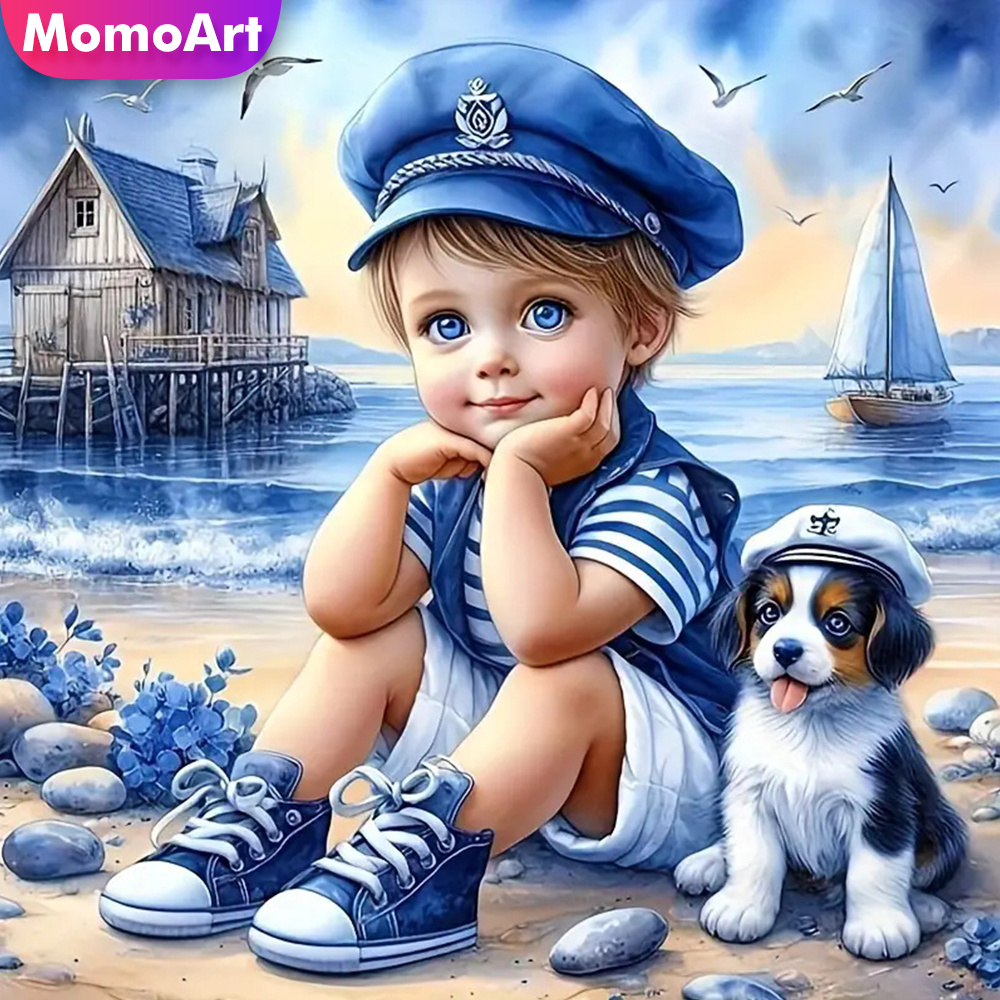 Embroidery Room - Momoart Full Diamond Painting Kid Boy
