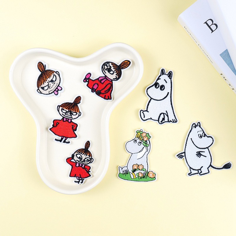 Embroidery Patches - Moomin Cute Cartoon Embroidered Patches DIY