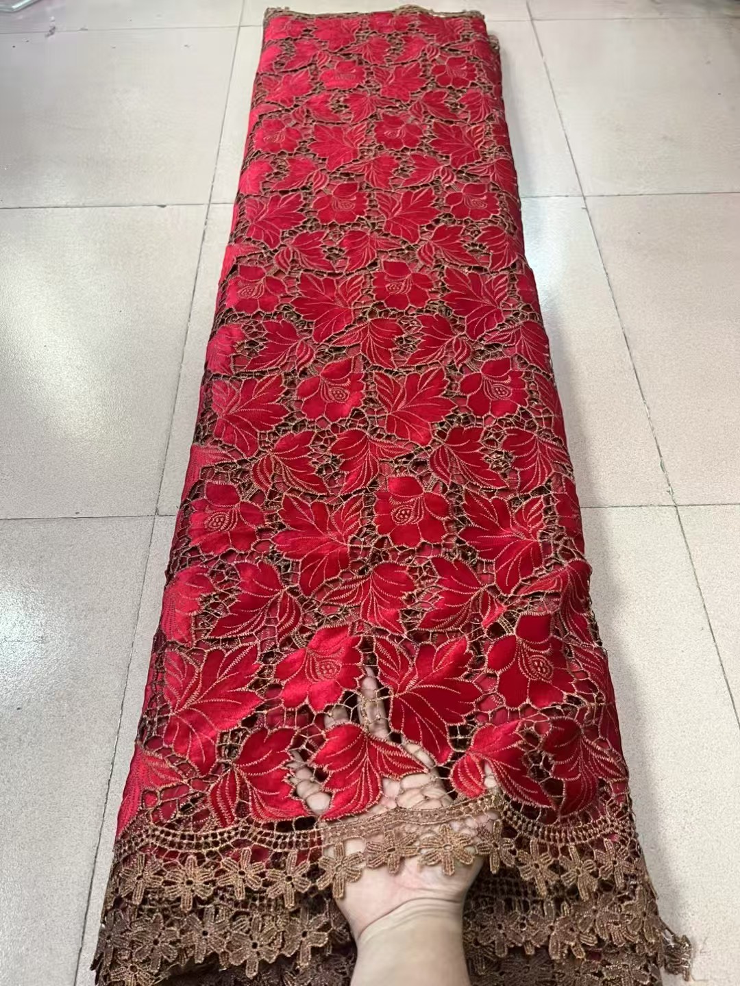 Velvet Fabric Embroidery - African Velvet Lace Fabric 5 Yards