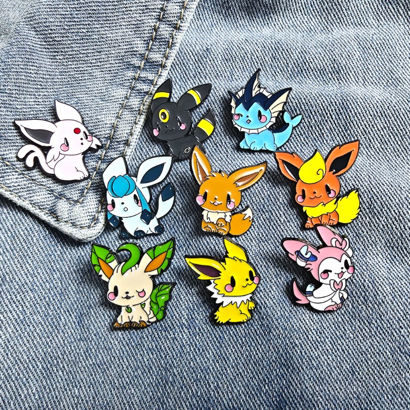 Embroidery Outfit - Hot 9 Pcs Anime Elf Brooch
