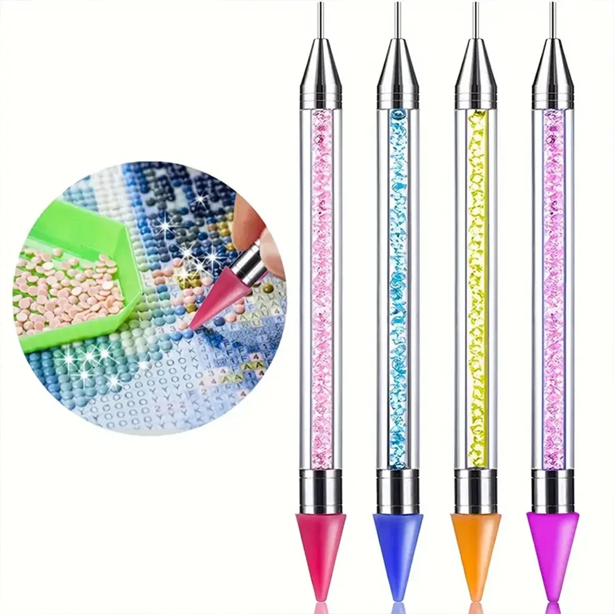Embroidery Cream - Waxless Diamond Painting Tool, Double Tip