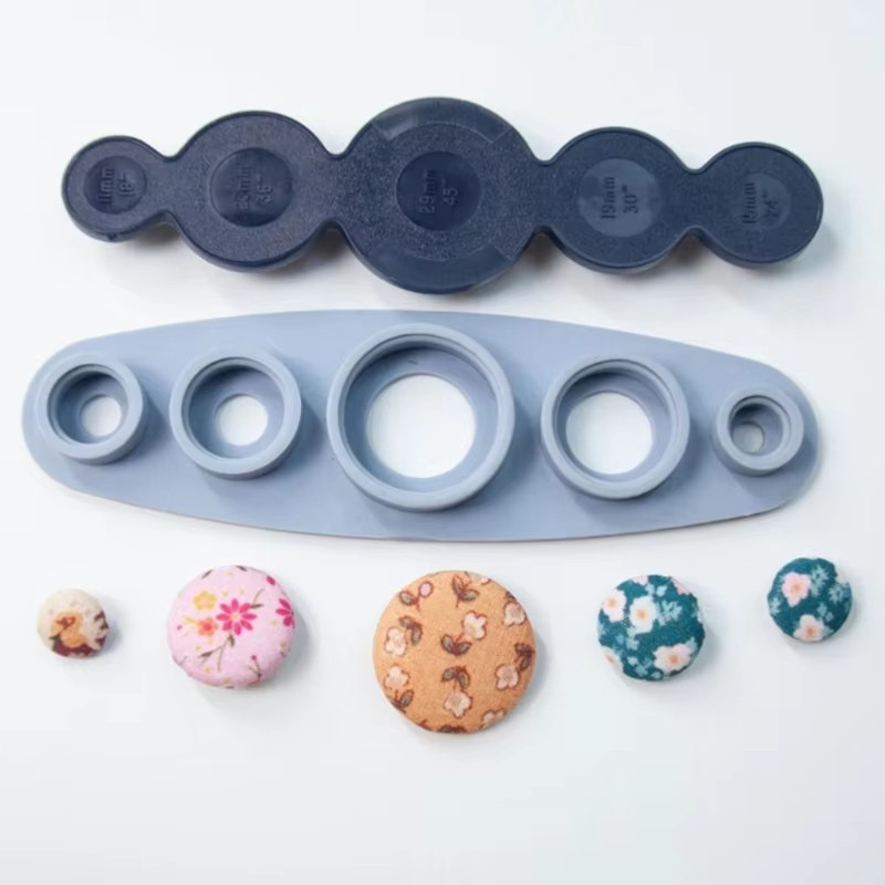 Embroidery Unique Design - Cover Buttons Tools Multi-size 11/15/19/23/29mm Buckle