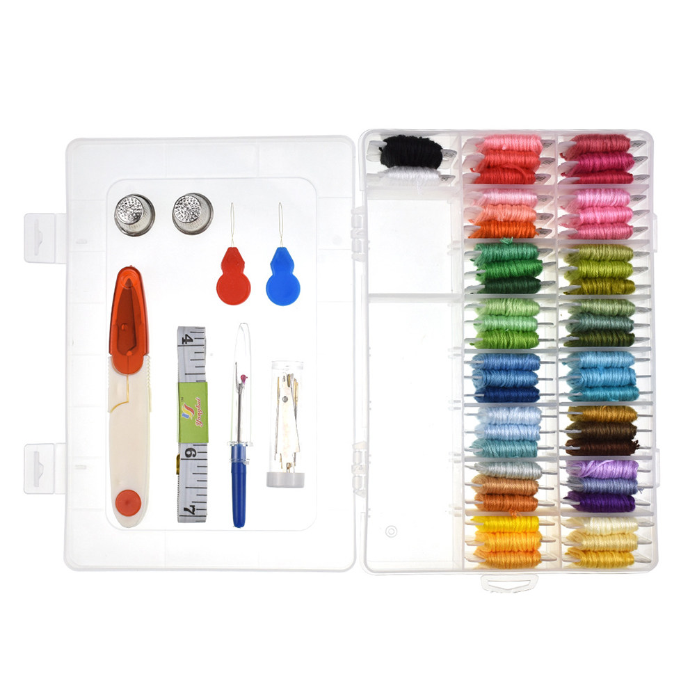 Embroidery Pattern - 50 Assorted Embroidery Kit with Pattern