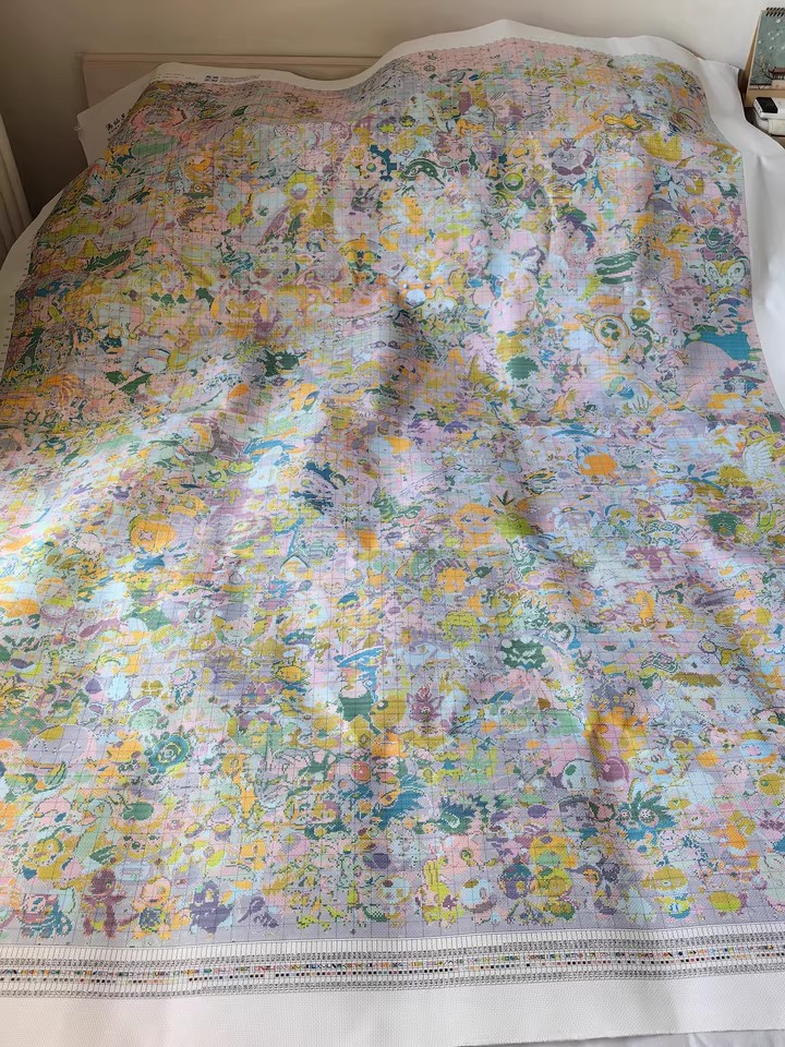 Embroidery Job - ZZ7074 ZZ7068 14CT 16CT Printed On