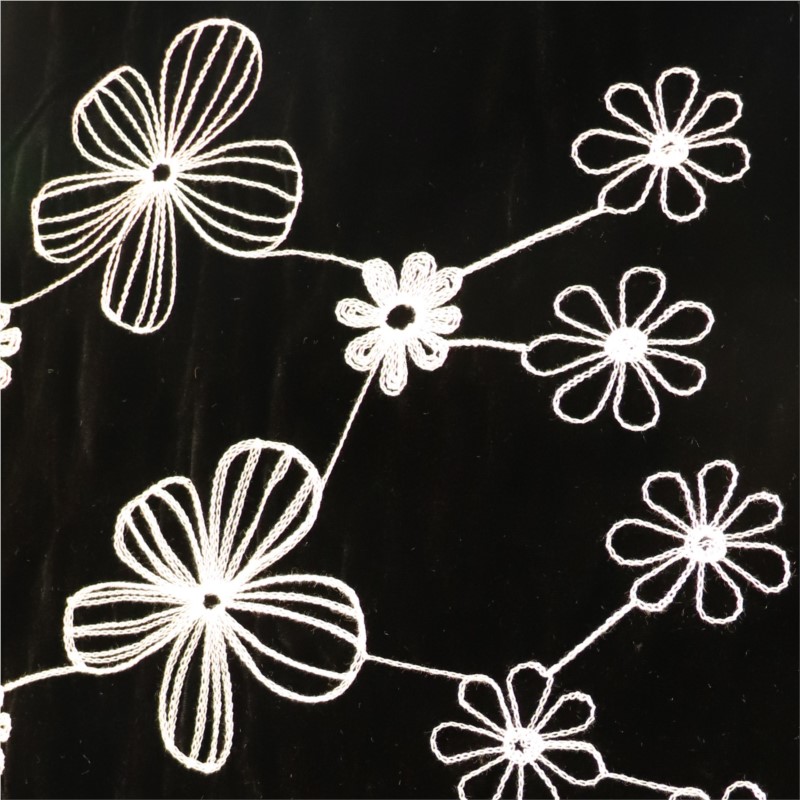 The fabric of sleeping dress e - Velvet Fabric Embroidery ulasan dan harga