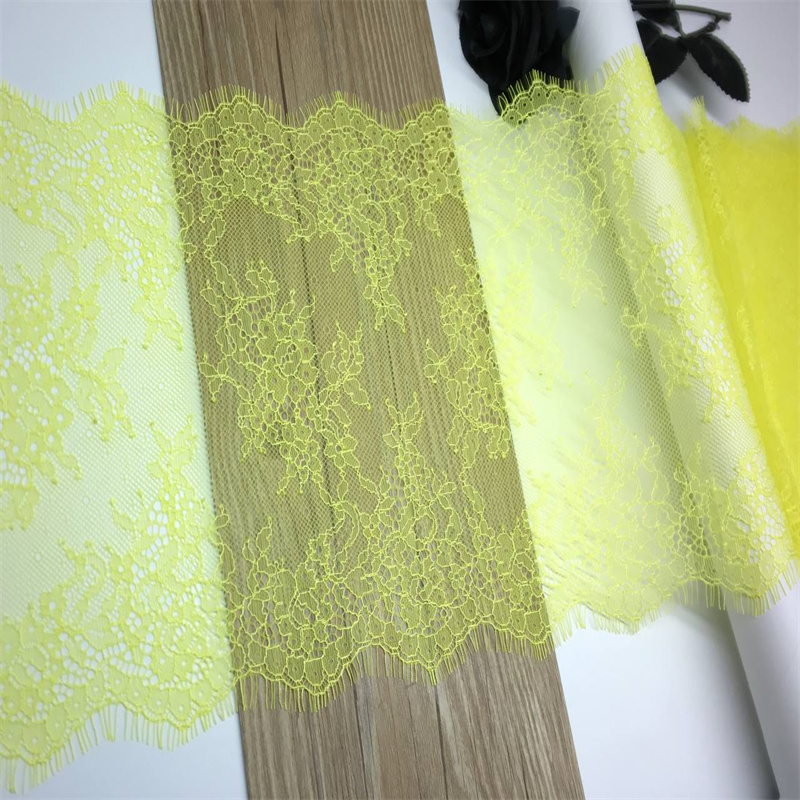 Fluorescent Pink  Eyelash Lace - Embroidery Workshop ulasan dan harga