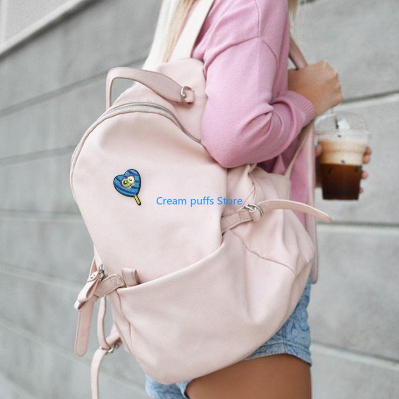 50LE 20Pcs Cartoon Lollipop Ic - Embroidery Cream ulasan dan harga