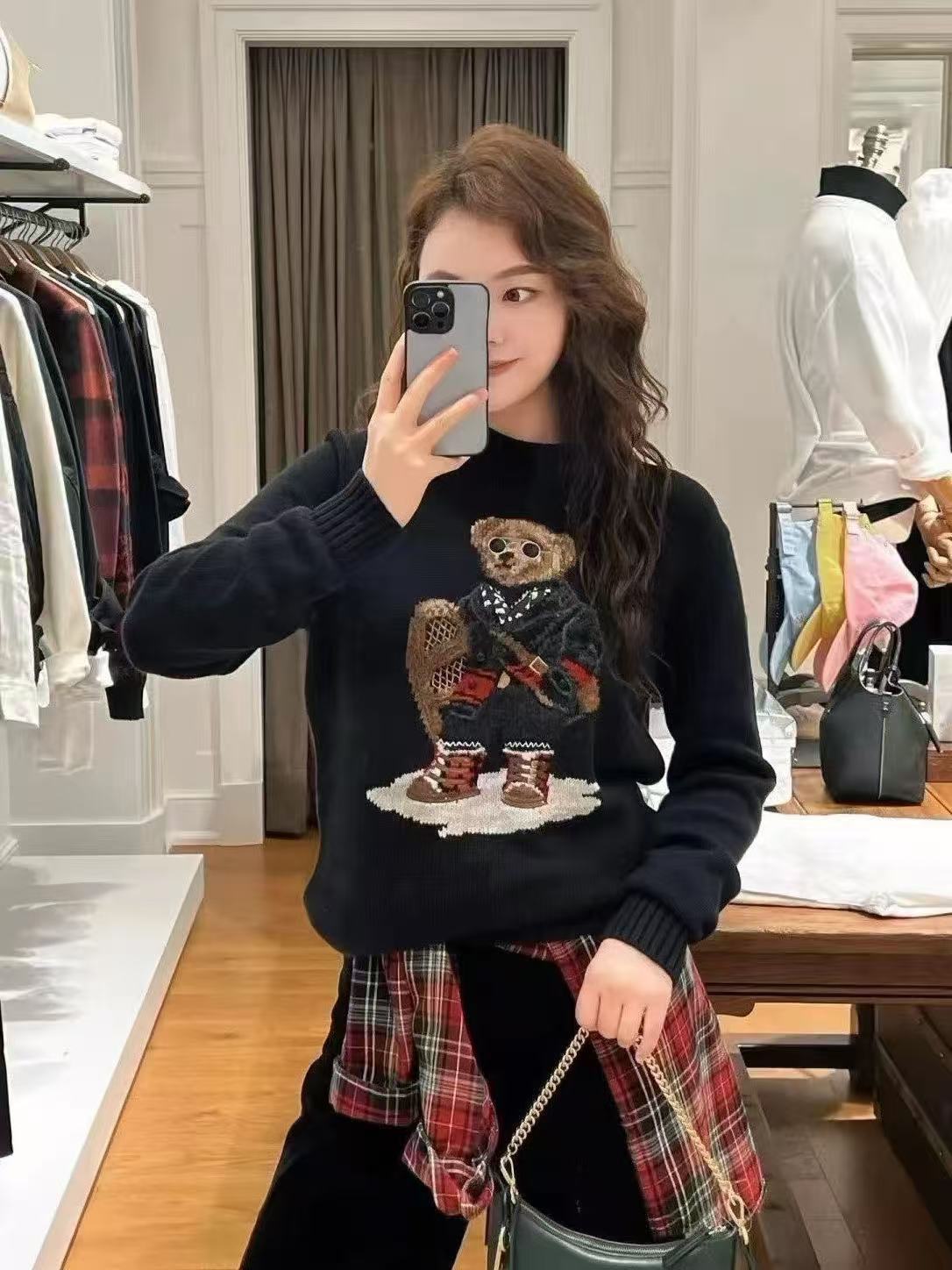 Winter Unisex Knitted Sweater, - Embroidery Thread Yarn ulasan dan harga
