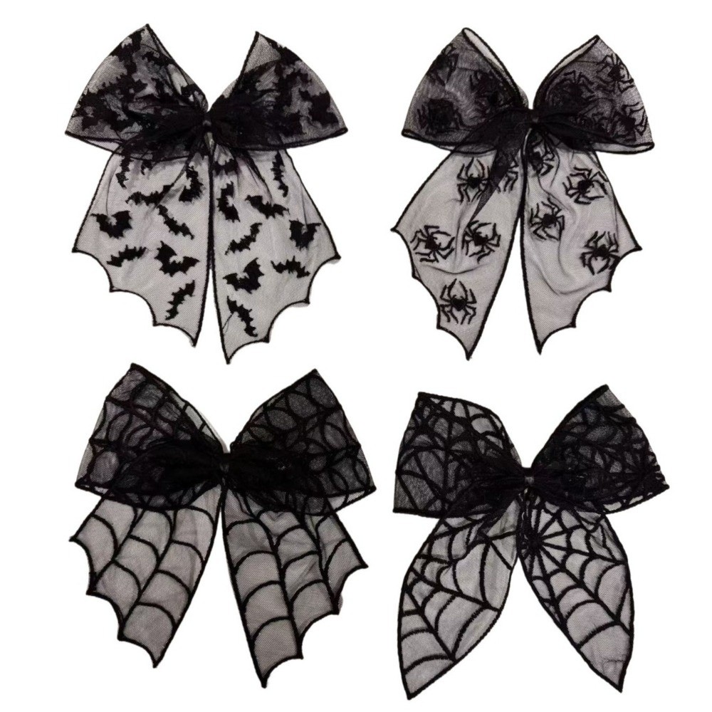 Lace Tulle Veil Hair Clips Bat - Embroidery Veil ulasan dan harga