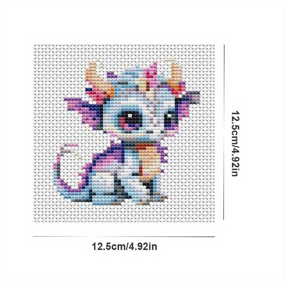 12Pcs Dragon Cross Stitch 11CT - Embroidery Job ulasan dan harga