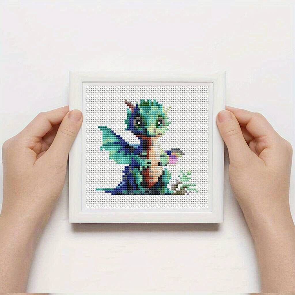 12Pcs Dragon Cross Stitch 11CT - Embroidery Job ulasan dan harga