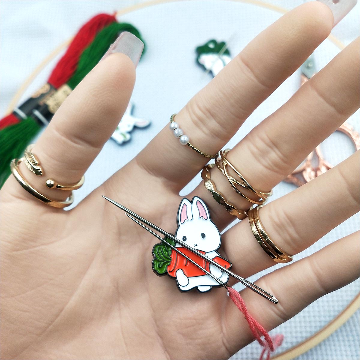 Needle Minder Rabbit, Bunny Ne - Needle Minder Magnet ulasan dan harga