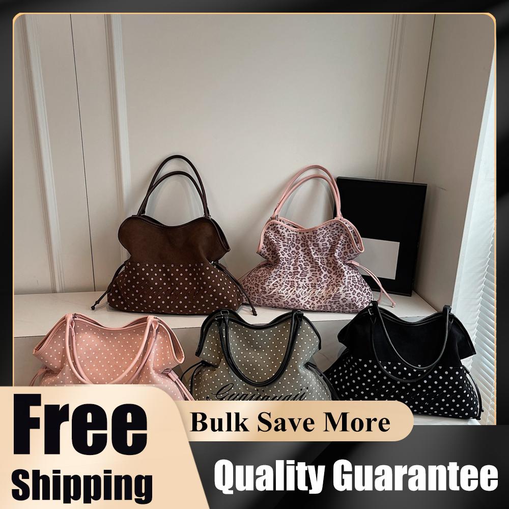 Women Faux Suede Shoulder Bags - Embroidery Workshop ulasan dan harga
