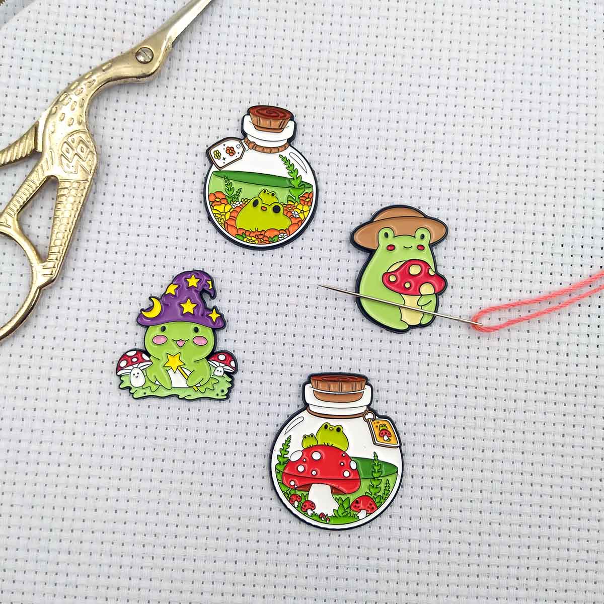 Frog Needle Minder for Embroid - Needle Minder Magnet ulasan dan harga
