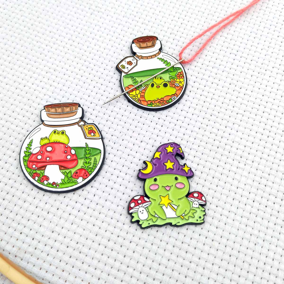 Frog Needle Minder for Embroid - Needle Minder Magnet ulasan dan harga