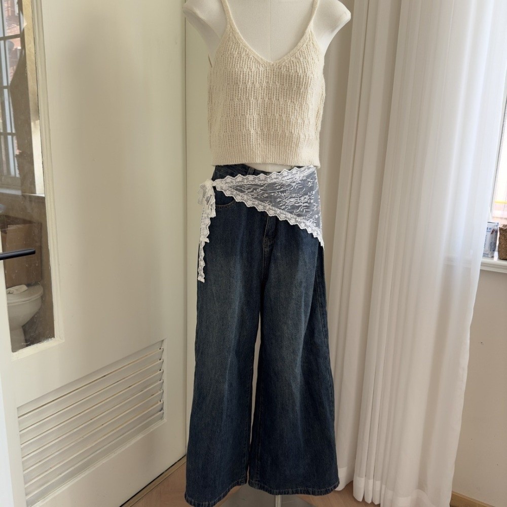 Soft Y2K Triangle Apron Embroi - Embroidery Apron ulasan dan harga
