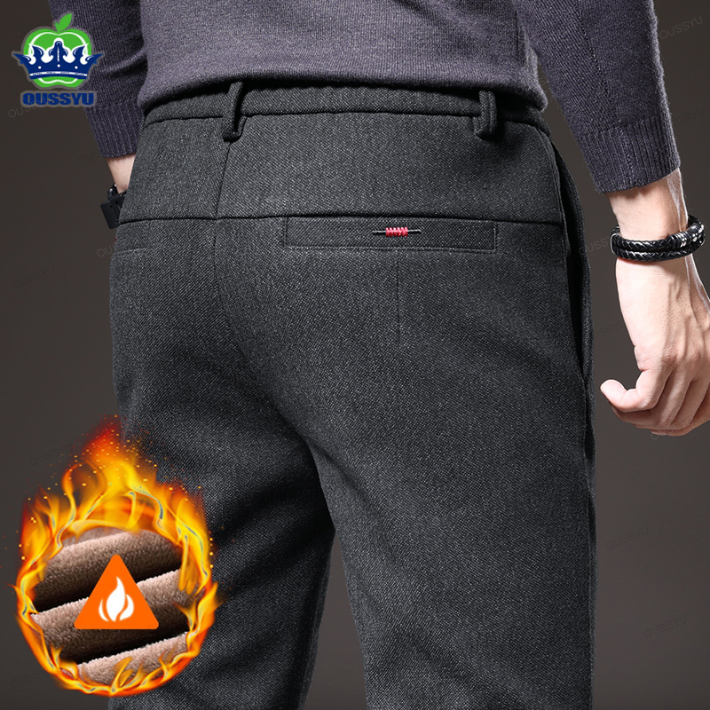 Winter Fleece Warm Men's Brush - Velvet Fabric Embroidery ulasan dan harga
