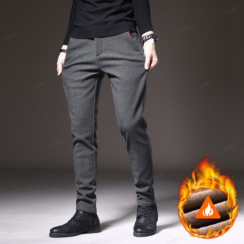 Winter Fleece Warm Men's Brush - Velvet Fabric Embroidery ulasan dan harga