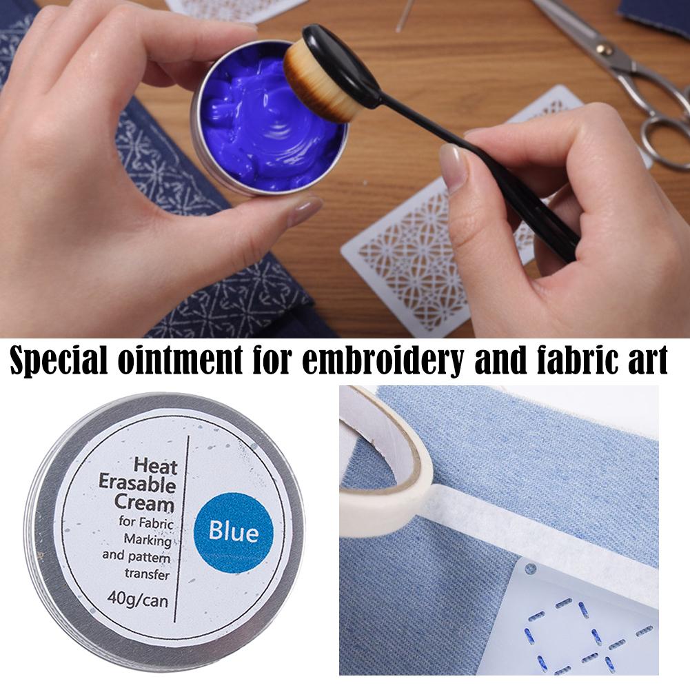 Heat Erasable Fabric Marking C - Embroidery Cream ulasan dan harga