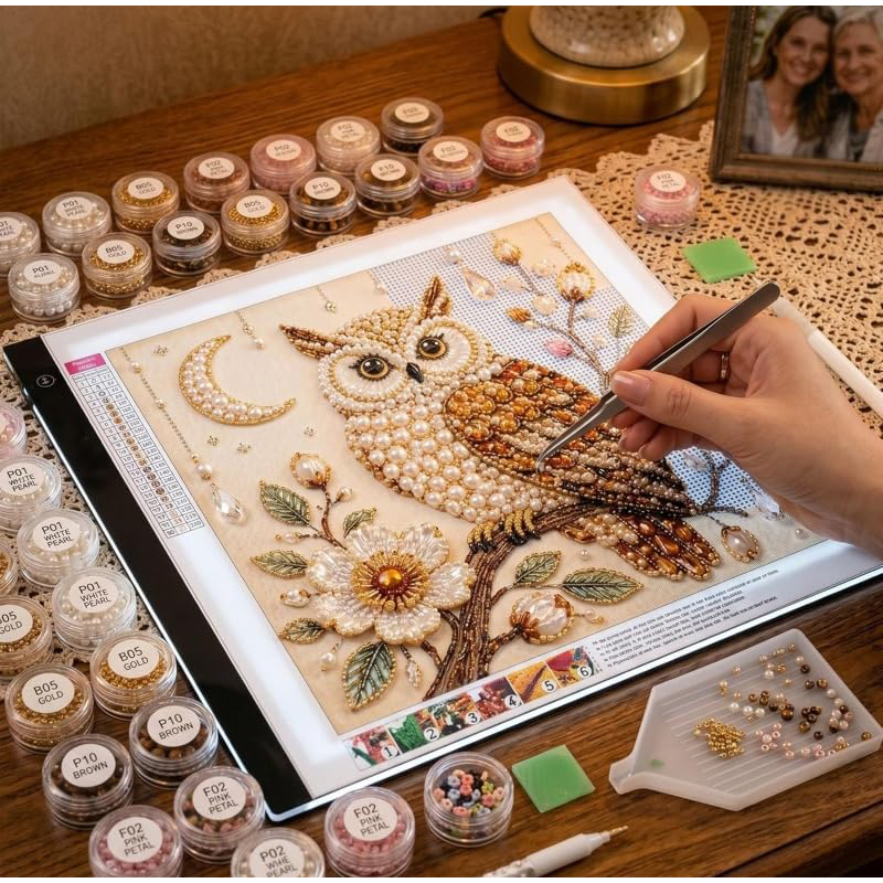 Bird Pearl Art DIY Kit Cardina - Embroidery Room ulasan dan harga