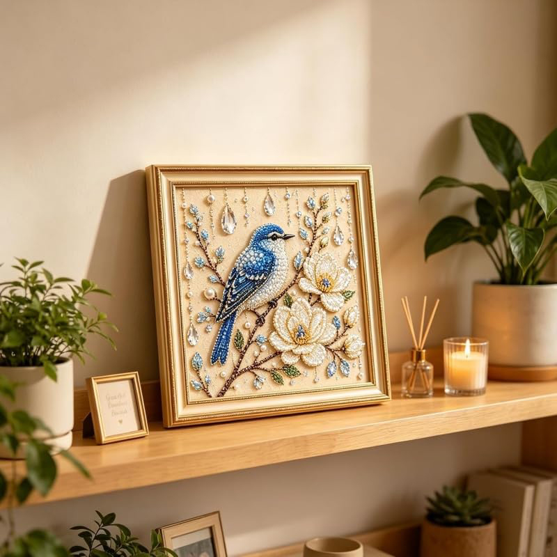 Bird Pearl Art DIY Kit Cardina - Embroidery Room ulasan dan harga