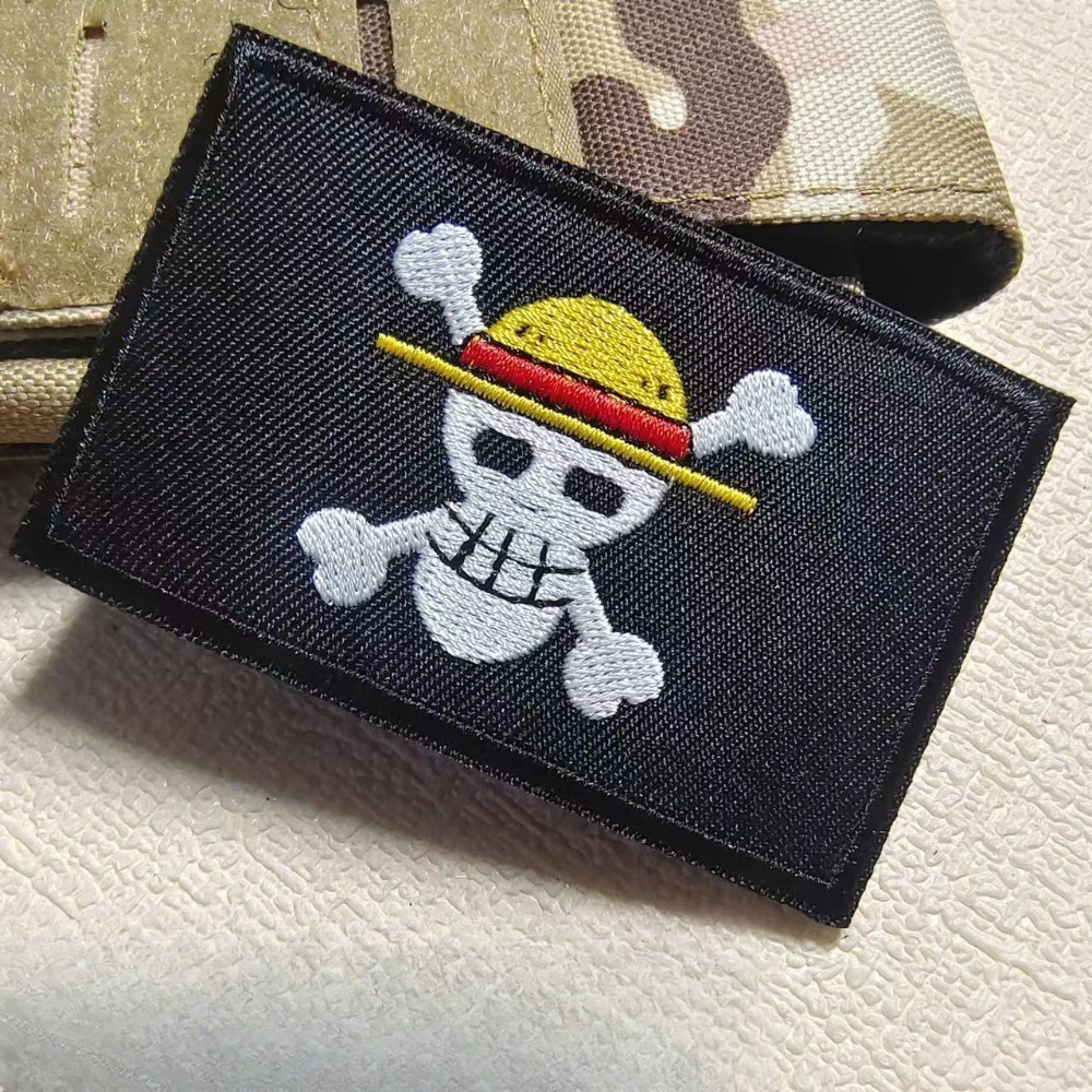 One Piece Badg Cartoon sleeve  - Embroidery Patches ulasan dan harga