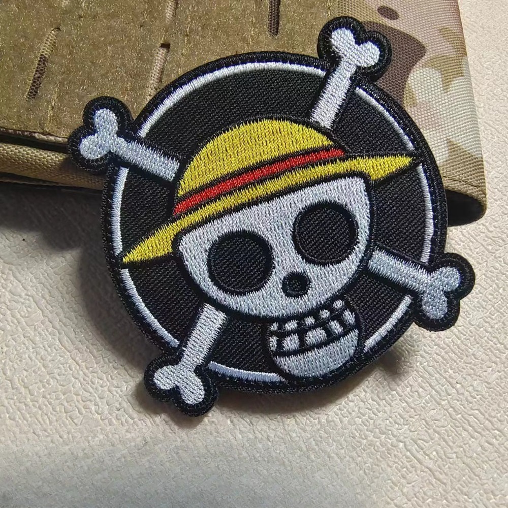 One Piece Badg Cartoon sleeve  - Embroidery Patches ulasan dan harga