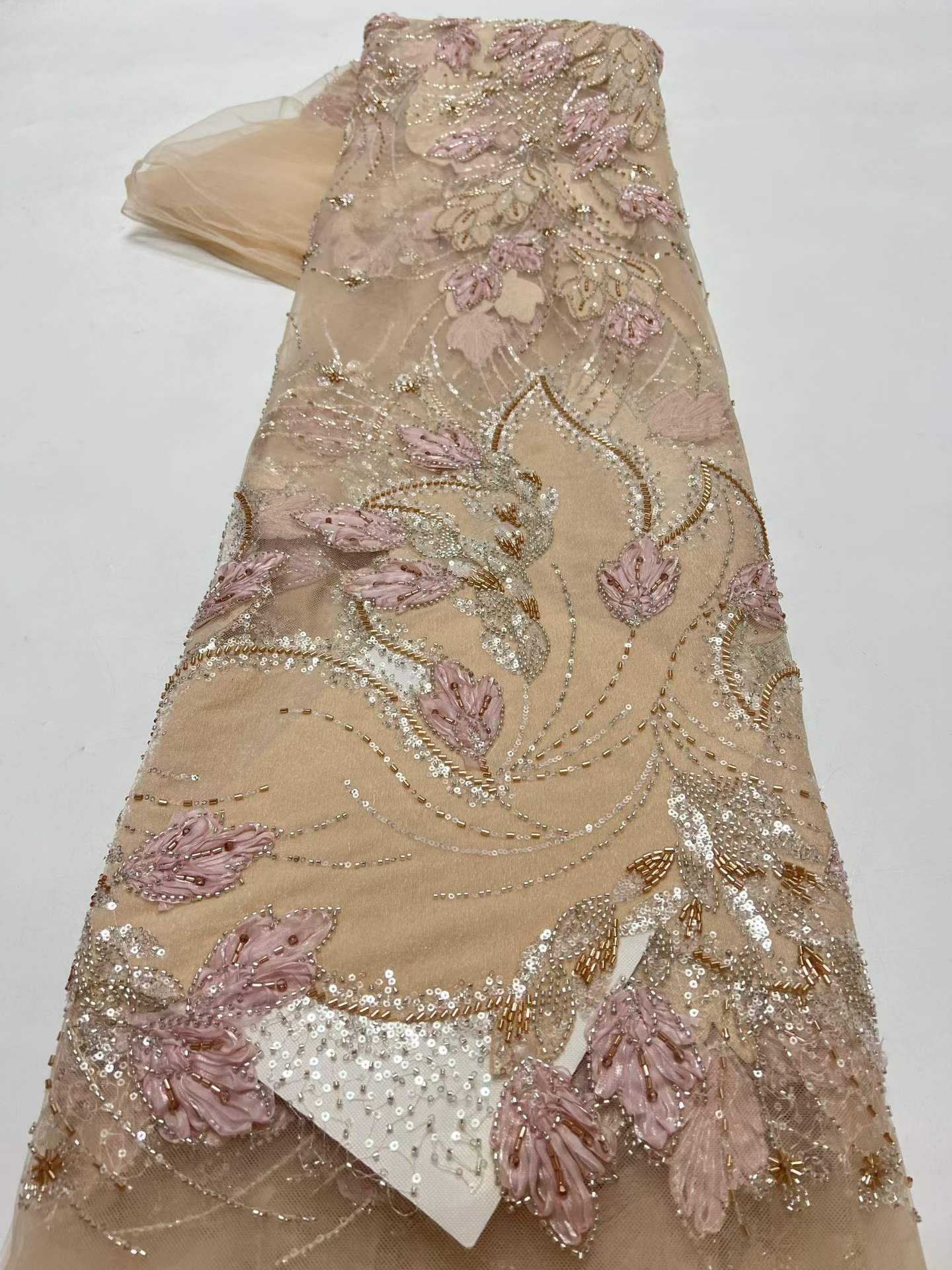 Green New Style African Velvet - Velvet Fabric Embroidery ulasan dan harga