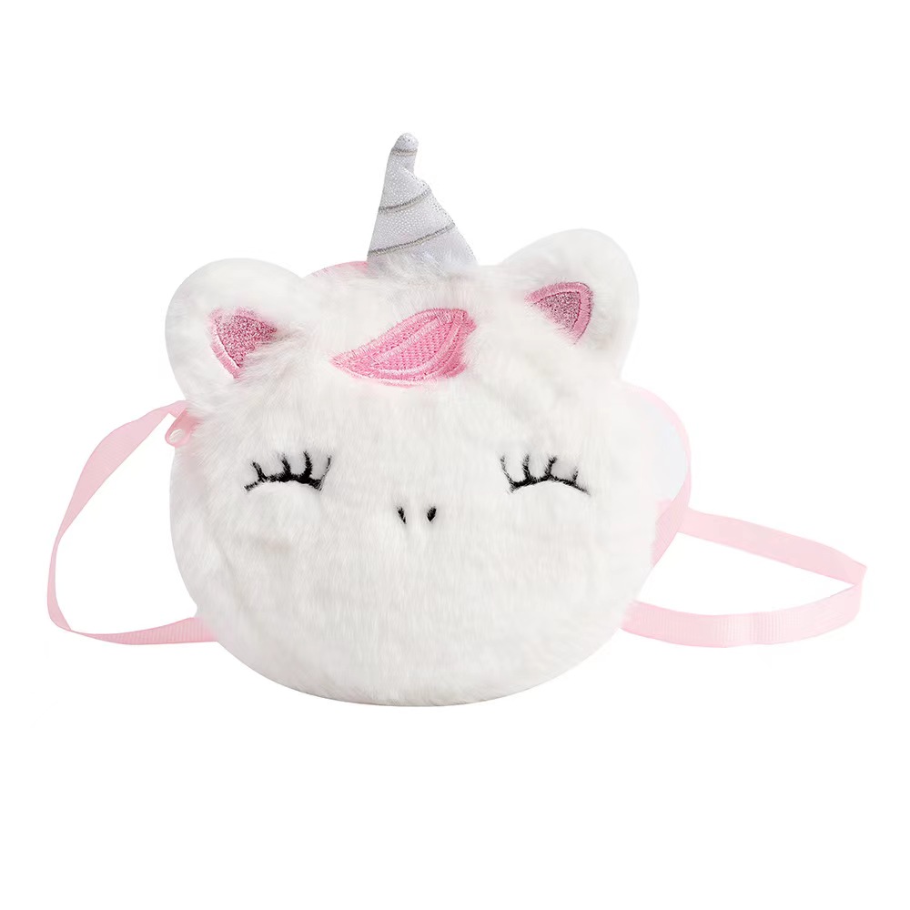 Kids Fashion Plush Shoulder Ba - Embroidery Kit Pouch ulasan dan harga