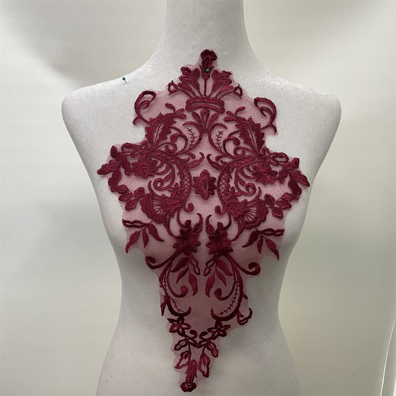 Multi Color Exquisite Embroide - Embroidery Veil ulasan dan harga