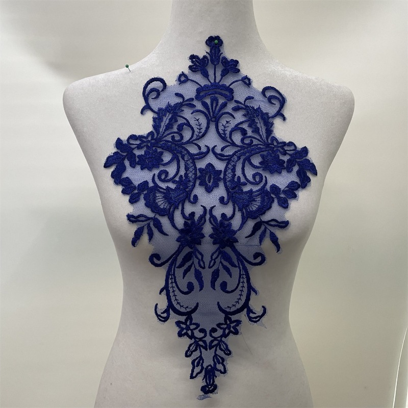 Multi Color Exquisite Embroide - Embroidery Veil ulasan dan harga