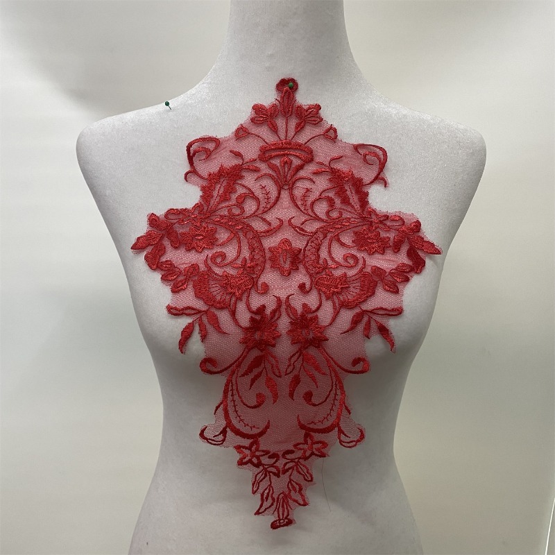 Multi Color Exquisite Embroide - Embroidery Veil ulasan dan harga