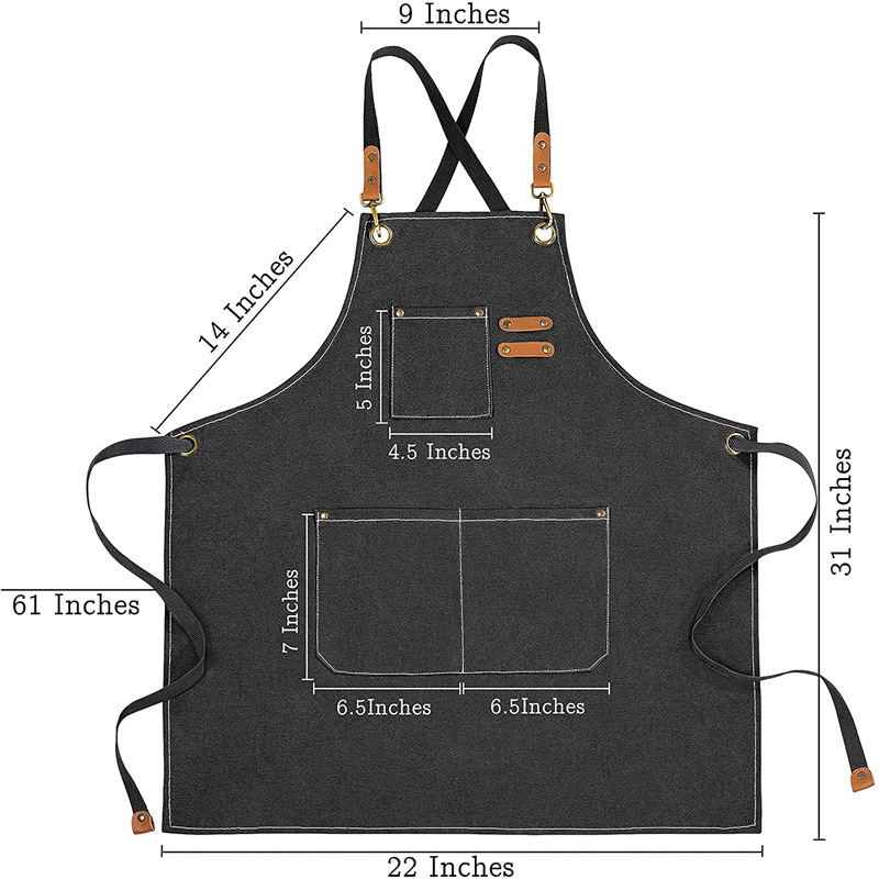 Custom Embroidery Logo Kitchen - Embroidery Apron ulasan dan harga