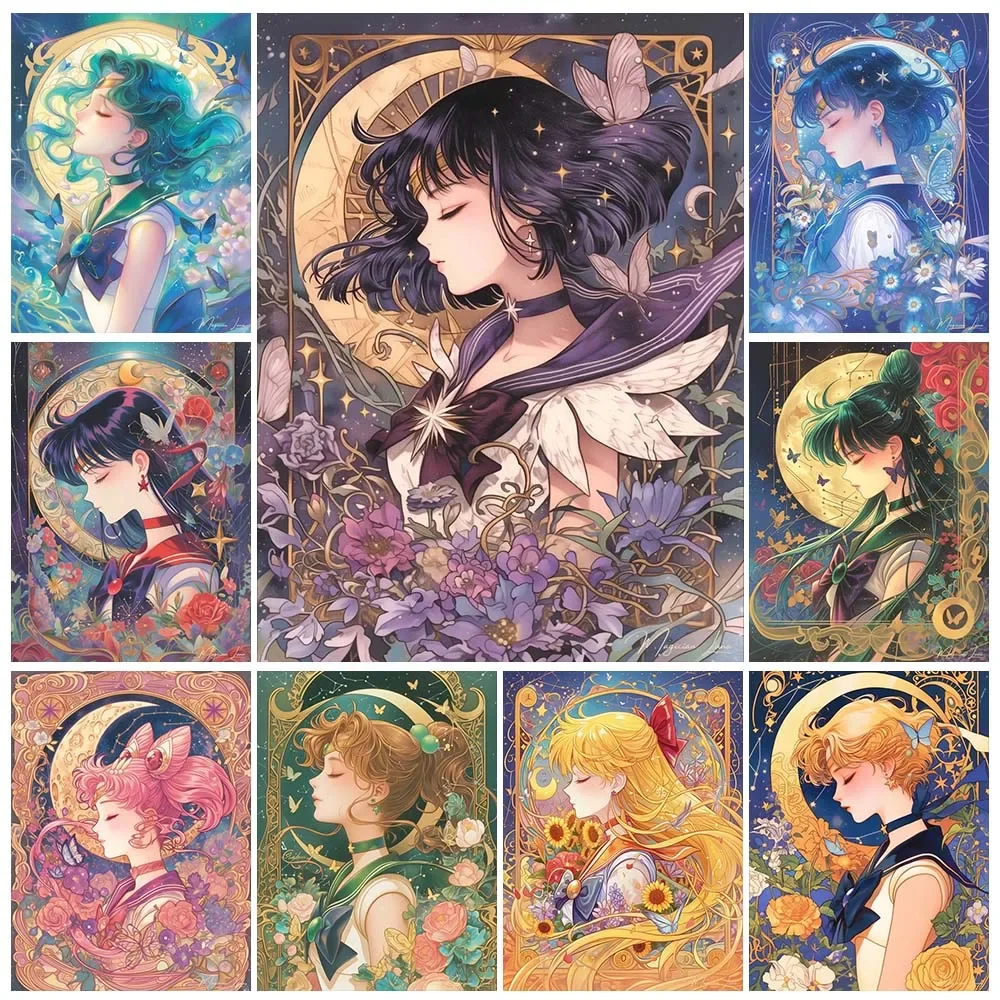 Cartoon Anime Diamond Painting - Embroidery Room ulasan dan harga