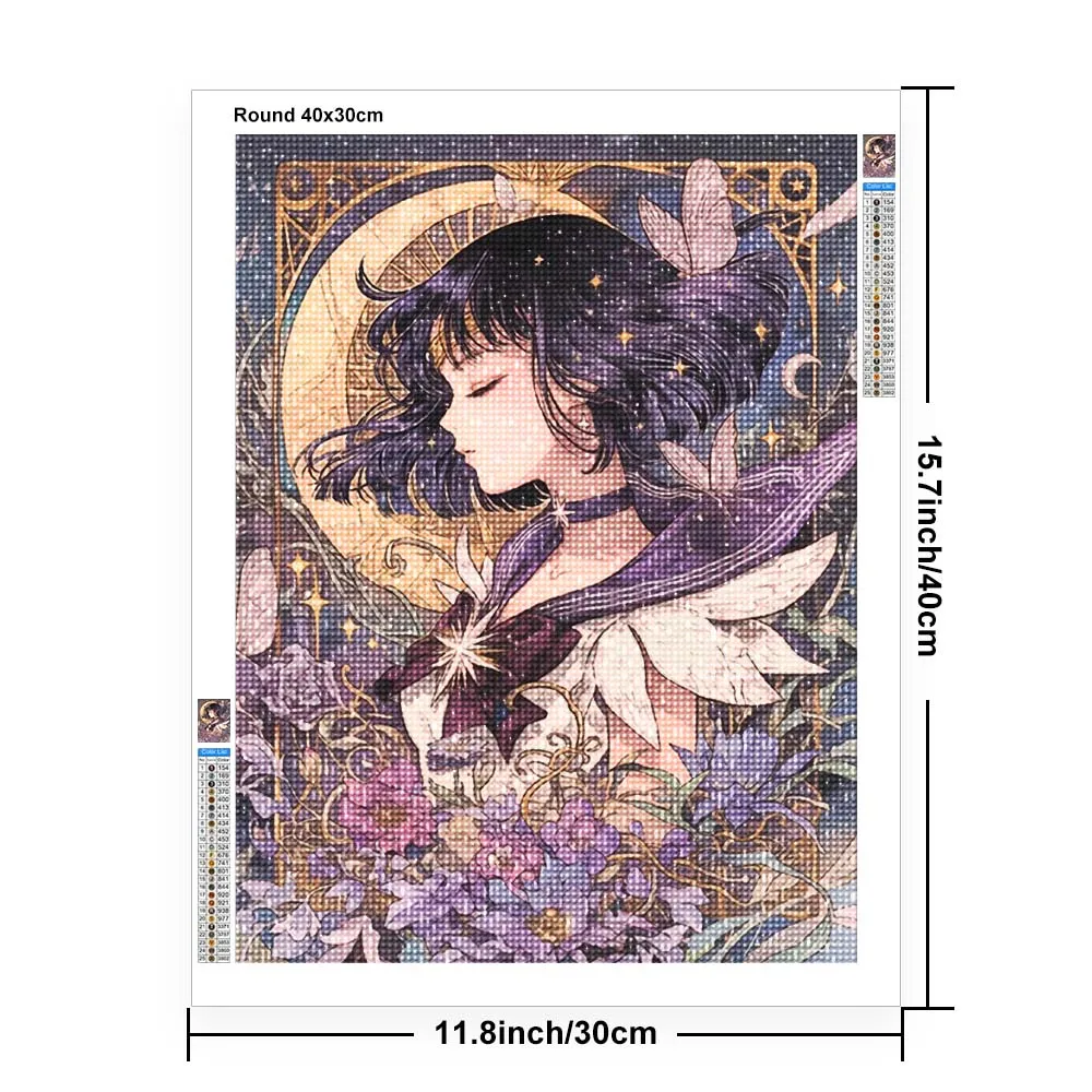 Cartoon Anime Diamond Painting - Embroidery Room ulasan dan harga