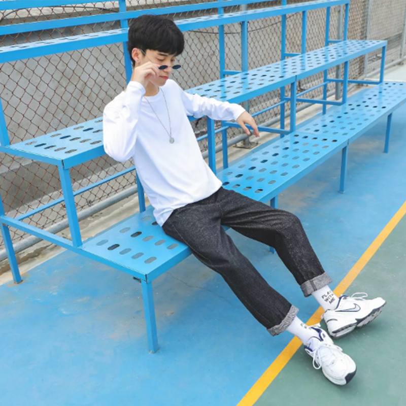 100%Cotton Men's Crew Neck T-s - Embroidery Jersey ulasan dan harga
