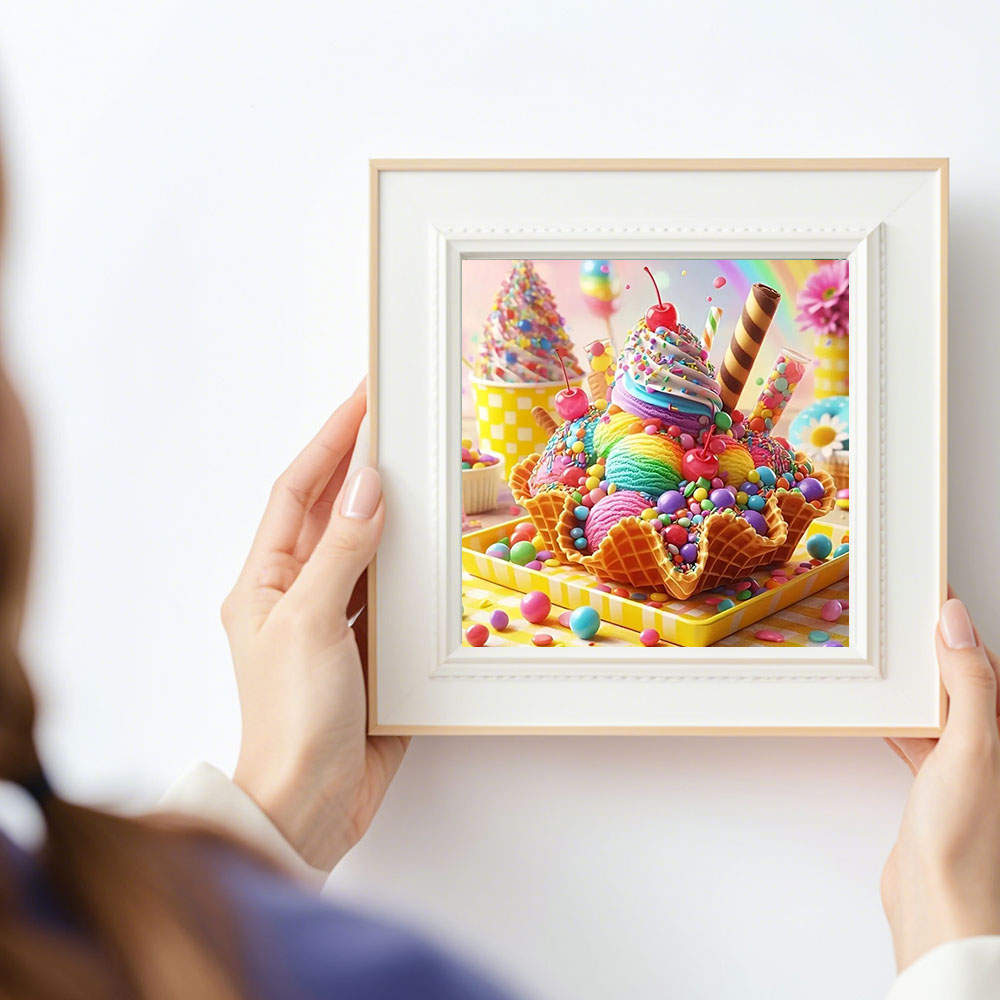 HUACAN 1pcs Diamond Painting I - Embroidery Cream ulasan dan harga