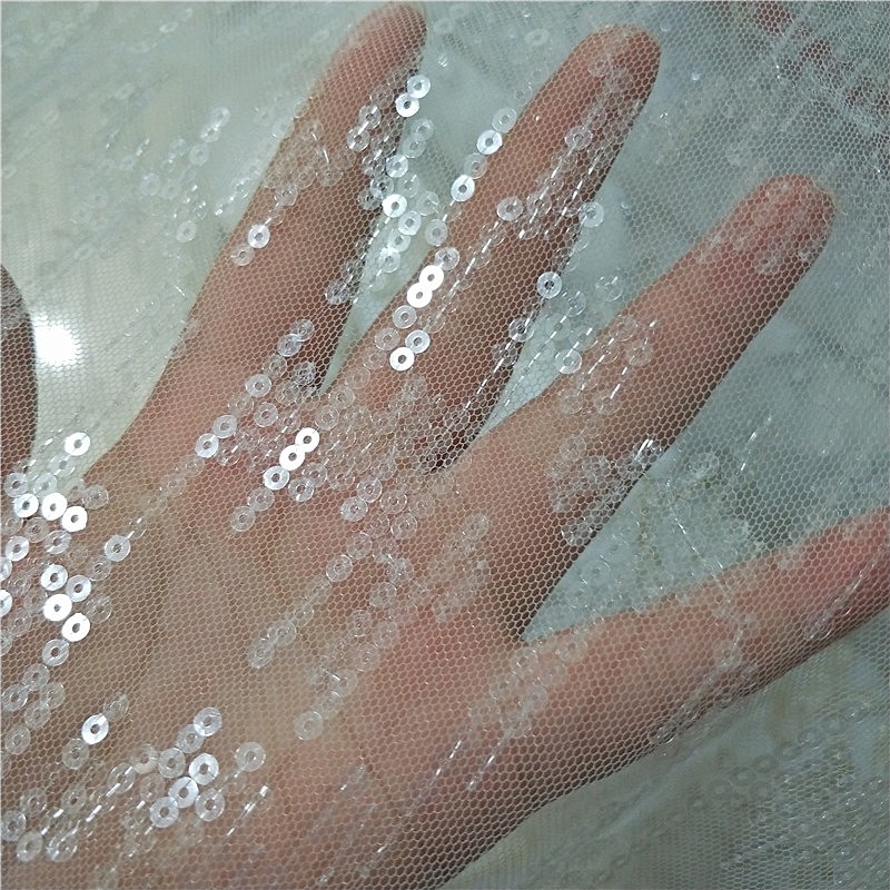Tulle Embroidery Fabric for We - Embroidery Veil ulasan dan harga