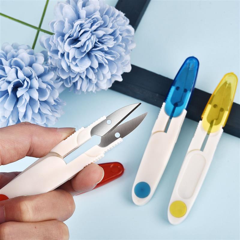 U-Shape Sewing Scissors Yarn C - Embroidery Thread Yarn ulasan dan harga