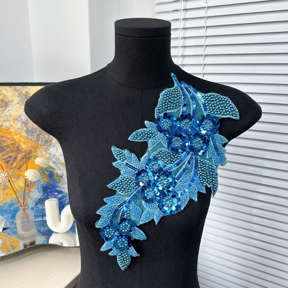 Fashion 3D Sequin Flower Patch - Embroidery Patches ulasan dan harga