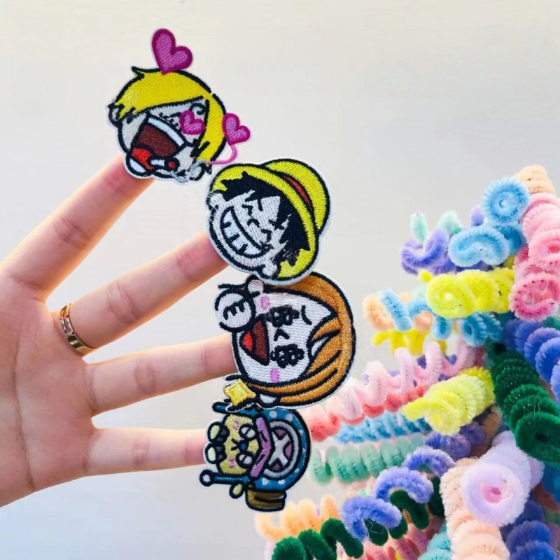 One Piece Straw Hat Crew Anime - Embroidery Patches ulasan dan harga