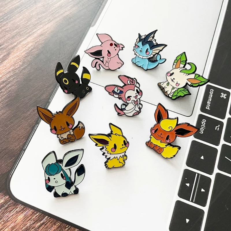 Hot 9 Pcs Anime Elf Brooch Set - Embroidery Outfit ulasan dan harga