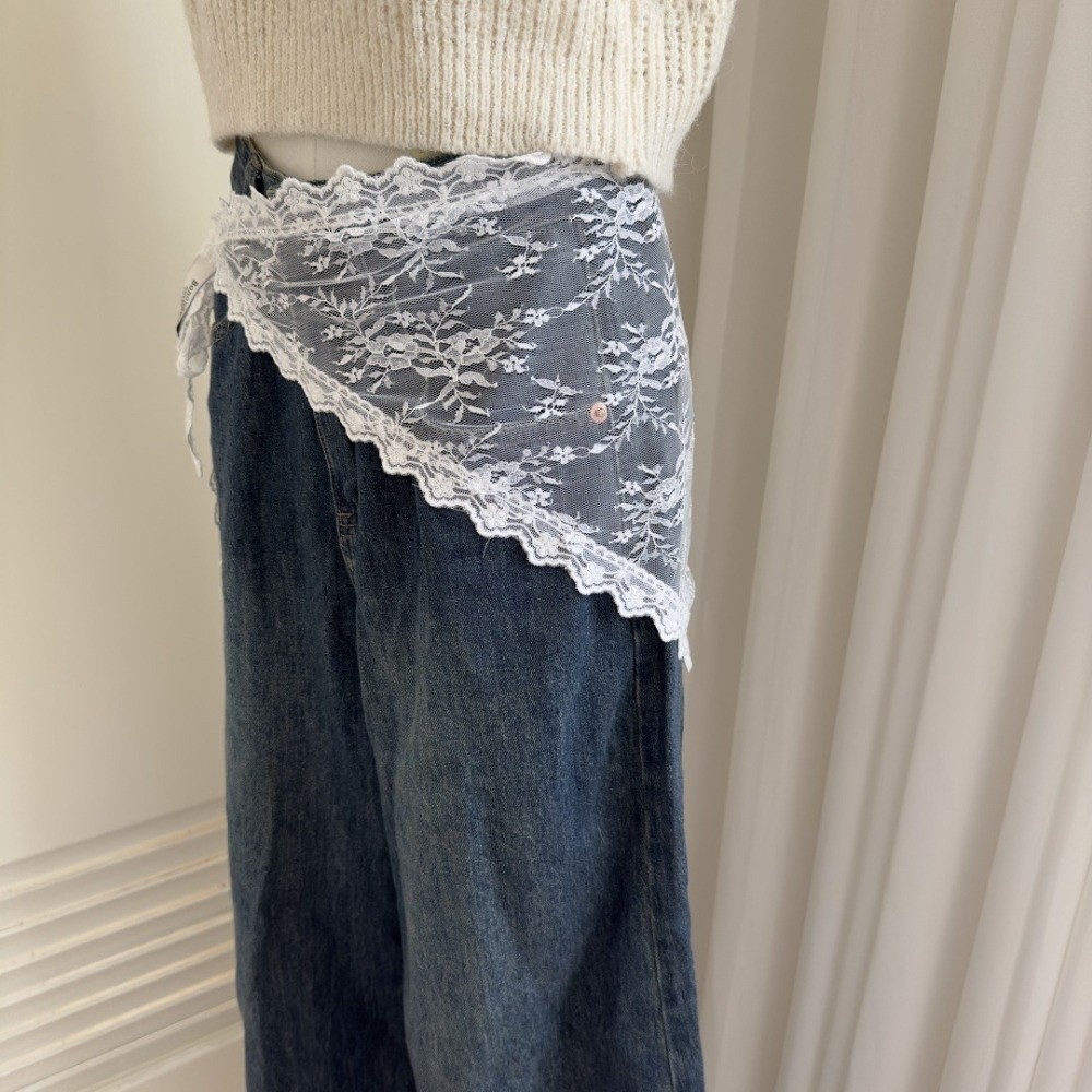 Fashion Y2K Triangle Apron Emb - Embroidery Apron ulasan dan harga