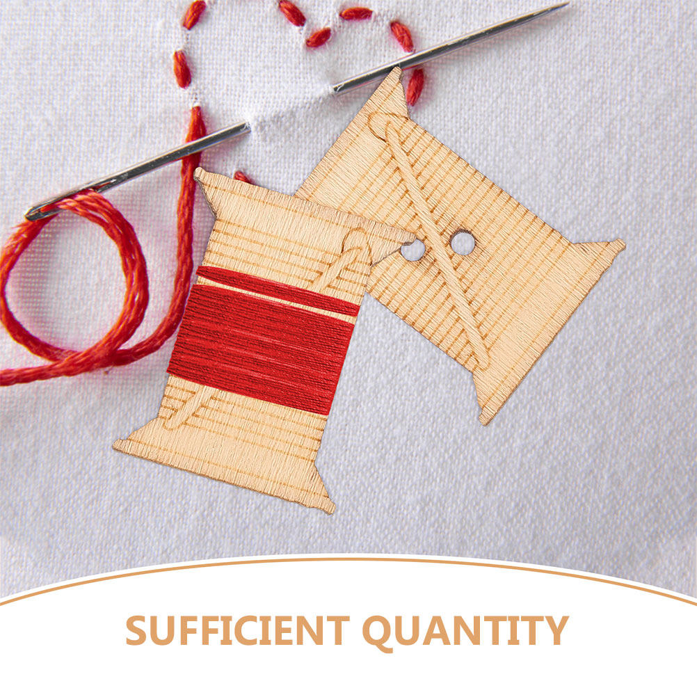 100Pcs Wooden Embroidery Floss - Embroidery Artwork ulasan dan harga