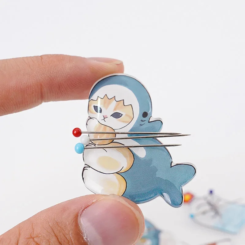 Cute cat acrylic needle, 1 pie - Needle Minder Magnet ulasan dan harga