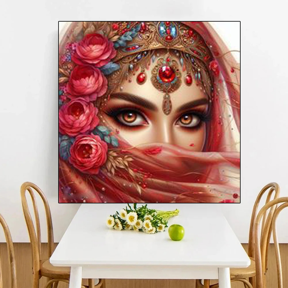 DIY Diamond Painting Cross Sti - Embroidery Veil ulasan dan harga