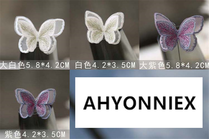 AHYONNIEX 10pcs Double Layers  - Embroidery Veil ulasan dan harga