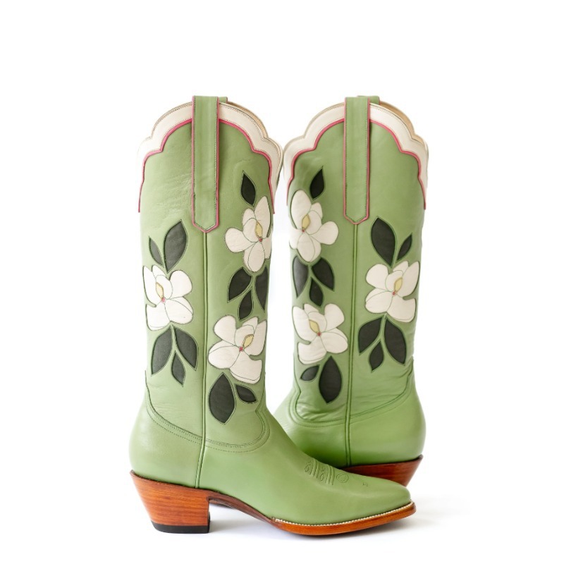 Embroidery Flowers Pointed Toe - Embroidery Design ulasan dan harga