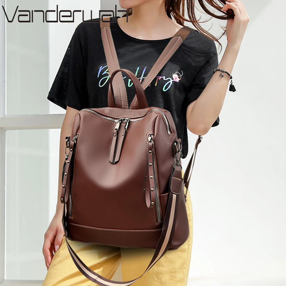 Brand Luxury Backpacks Soft Le - Embroidery Kit Pouch ulasan dan harga