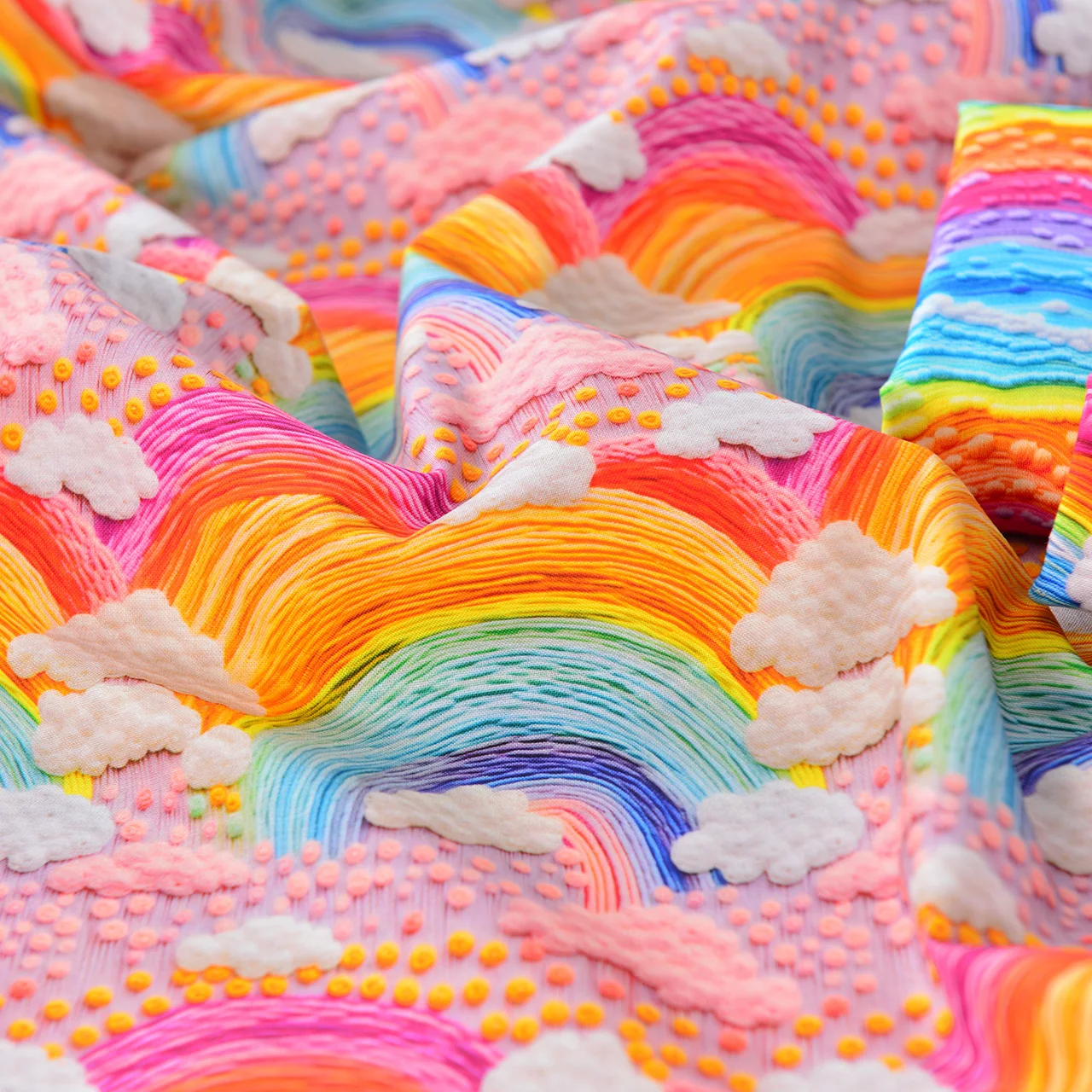145x50cm Handmade DIY Clothing - Embroidery Thread Yarn ulasan dan harga